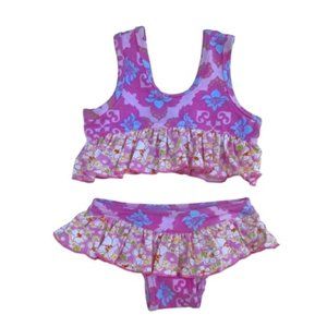 Baby Lulu Two Piece Swim Bathing Suit Erin Murphy Toddler 12M